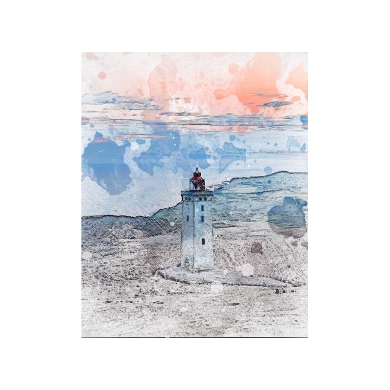 Watercolor Lighthouse