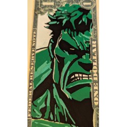 Marvel Pop Art Print - Cartoon Superhero Money